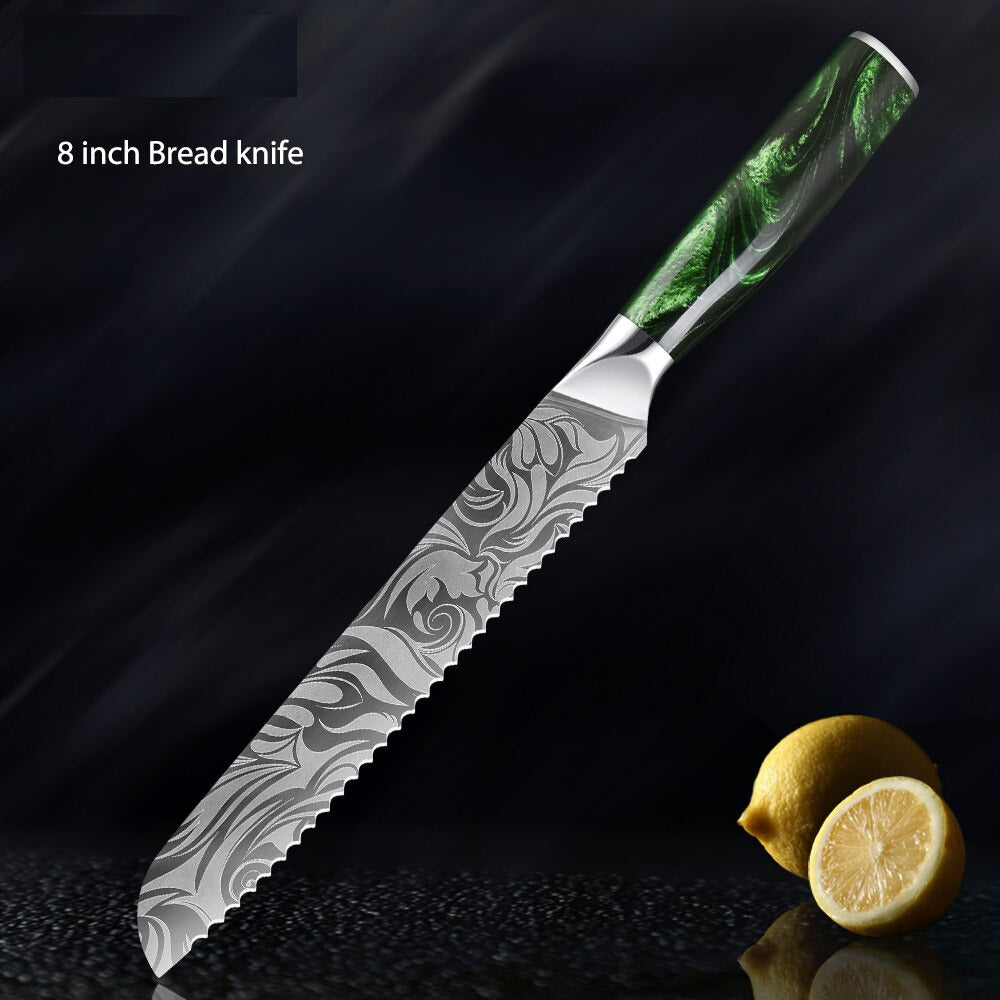 Durable  Stainless Steel Kitchen Knives Sets