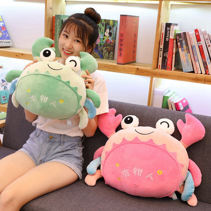 Cute Giant Stuffed  Crab Plush Pillows 