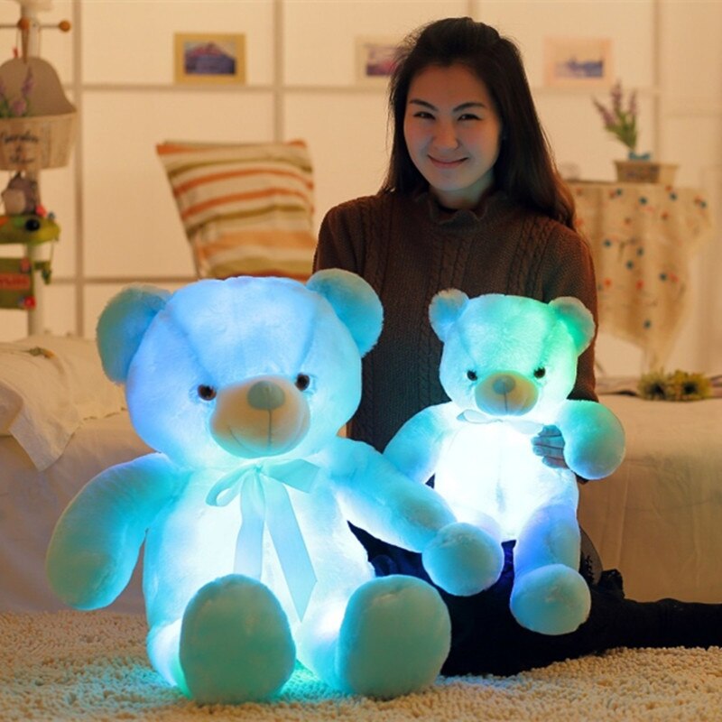 Teddy Bear Stuffed Animals Light Up  Plush Toy