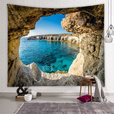 Tapestry Wall Hanging Ocean Nature Landscape