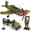 WW2 US Army P-40 Fighter Airplane Building Block