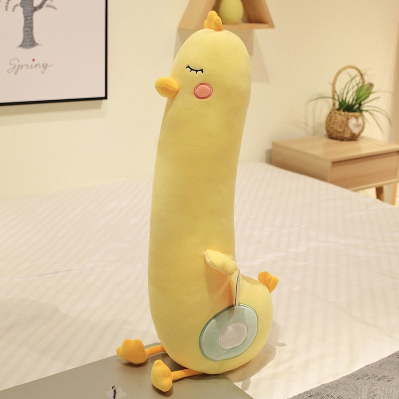 Giant Stuffed Animal Soft duck  Long Pillow