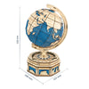 Wooden Curious Globe Map Assemble