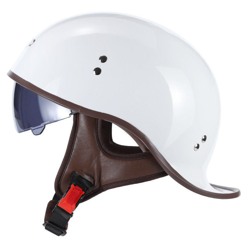 Retro Classic Half Face Motorcycle Helmet