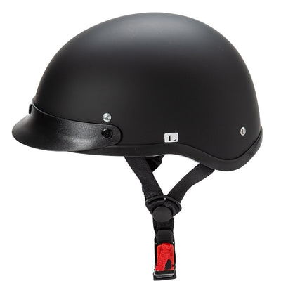Black Half face motorcycle helmet