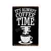 Coffee bar decor Metal Sign wall art - Goods Shopi