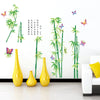 Green Bamboo Wall Stickers Room Decoration