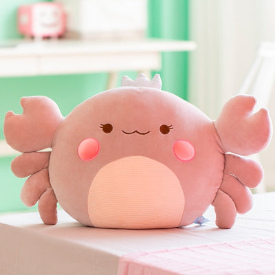 Giant Stuffed Animal  Crab Plush Throw Pillow