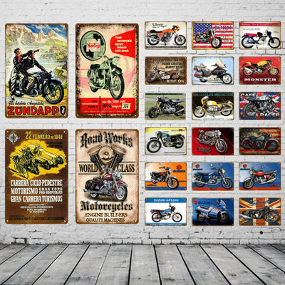 Man cave ideas metal motorcycle wall art - Goods Shopi