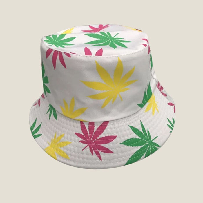 Bucket Hat Leaf Fishing Caps