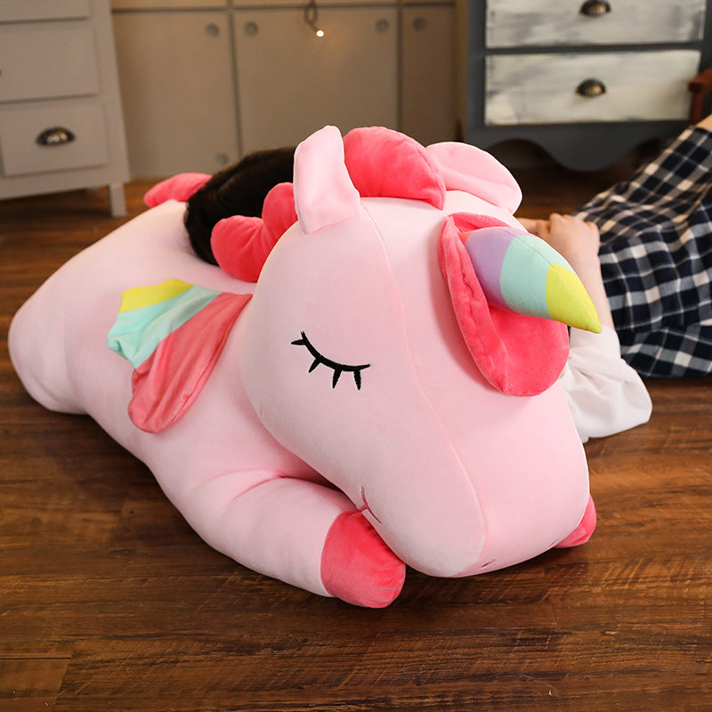 Giant Unicorn Stuffed Animal Plush Toy Soft Dolls - Goods Shopi