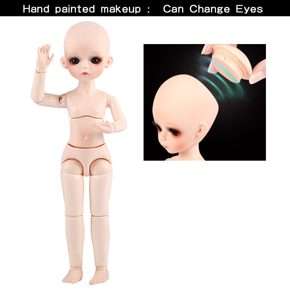 BJD Naked 30cm Ball Jointed Doll  Without Outfits