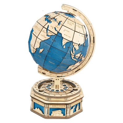 Wooden Curious Globe Map Assemble