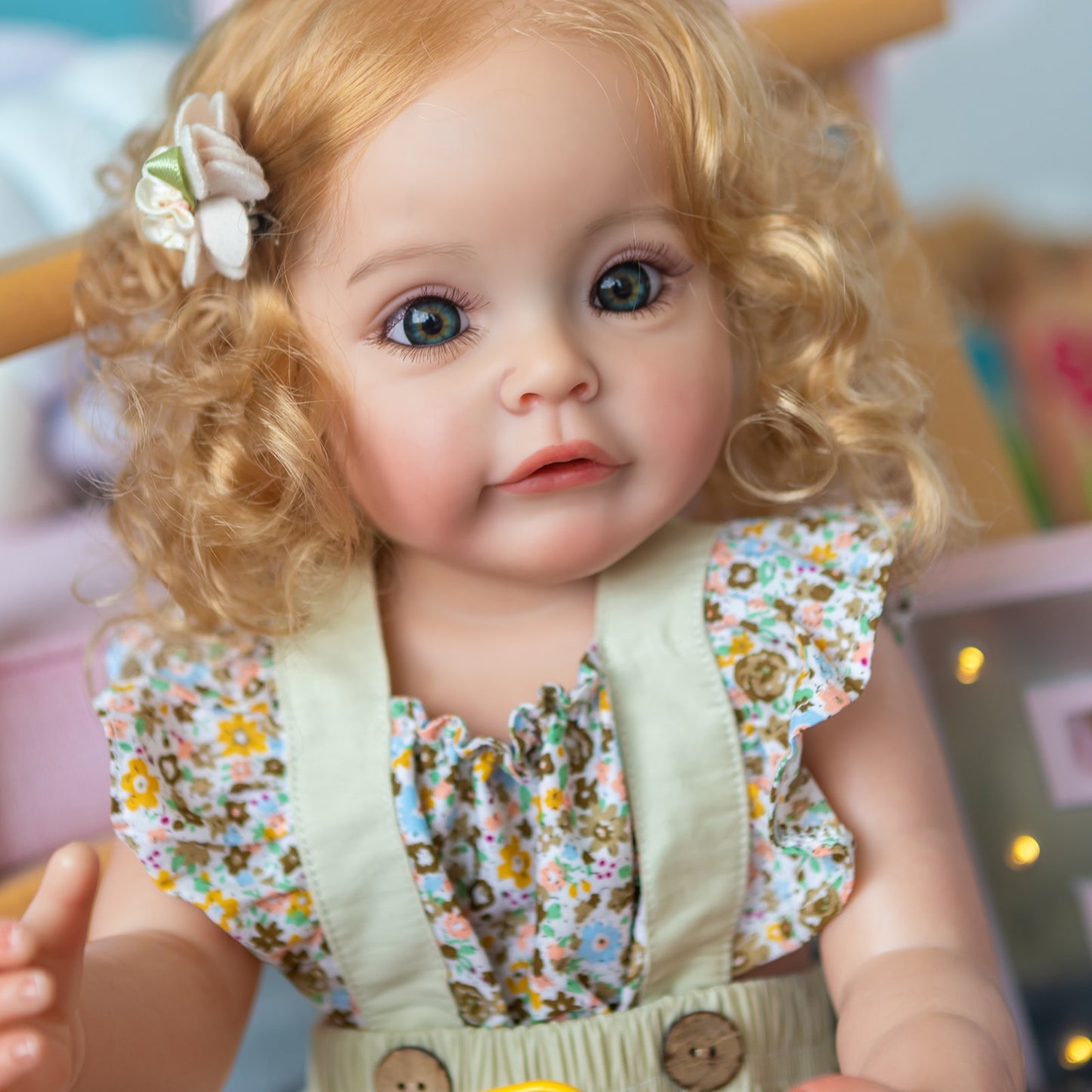 Cute 55CM  Reborn Toddler Girl Dolls