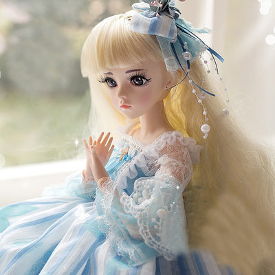 ฺBall jointed Doll FAIRY fullset princess Outfits
