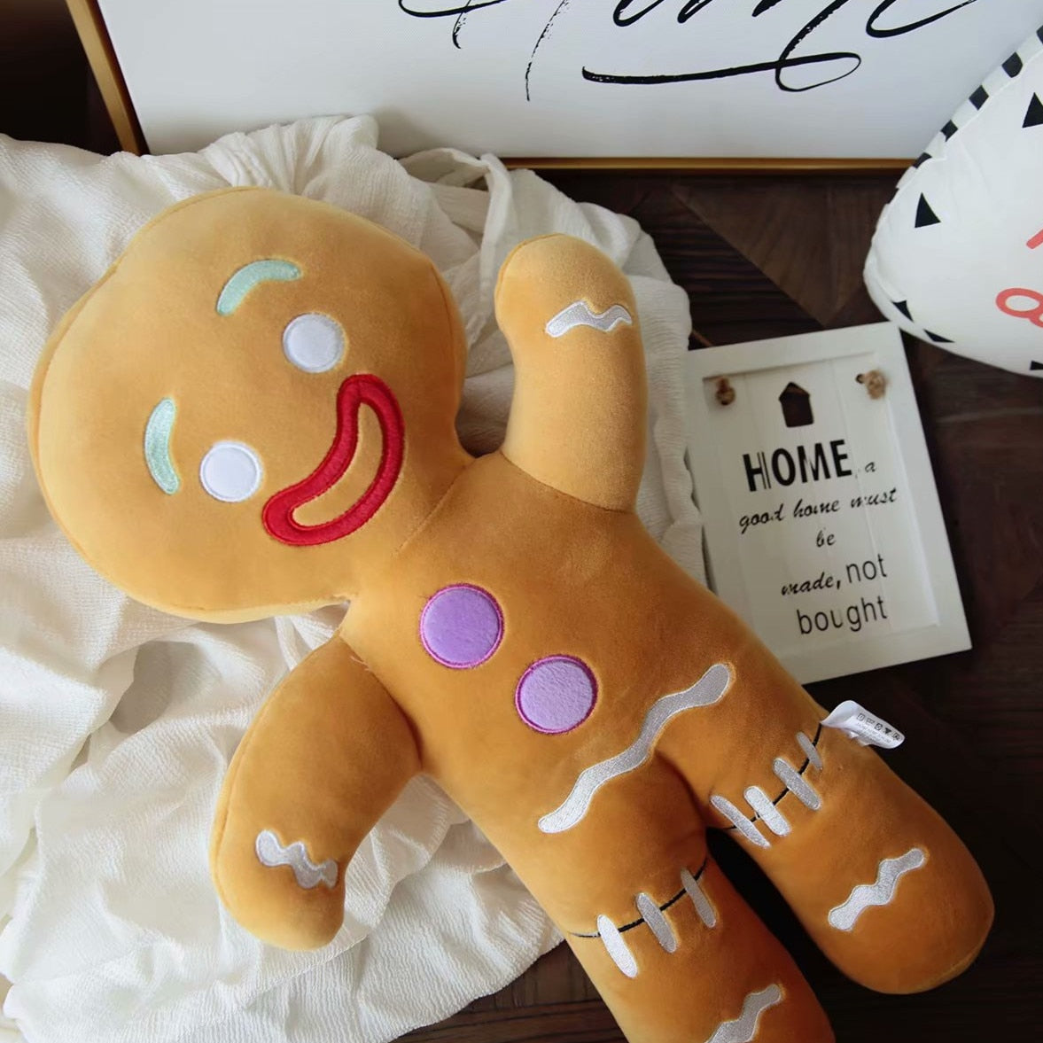 Cute Gingerbread Man Pendant Stuffed Plush Toys