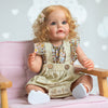 Cute 55CM  Reborn Toddler Girl Dolls