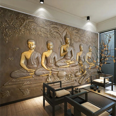 Buddha statue  Mural Wallpaper