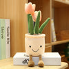 Potted Flower Plants Plush Stuffed Toys