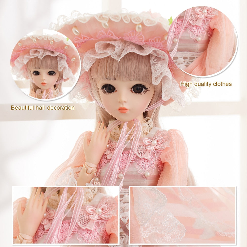 ฺBall jointed Doll FAIRY fullset princess Outfits