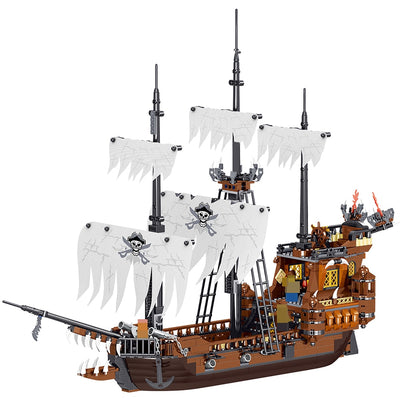 Pirate Ship Building Blocks Boat Bricks Toys