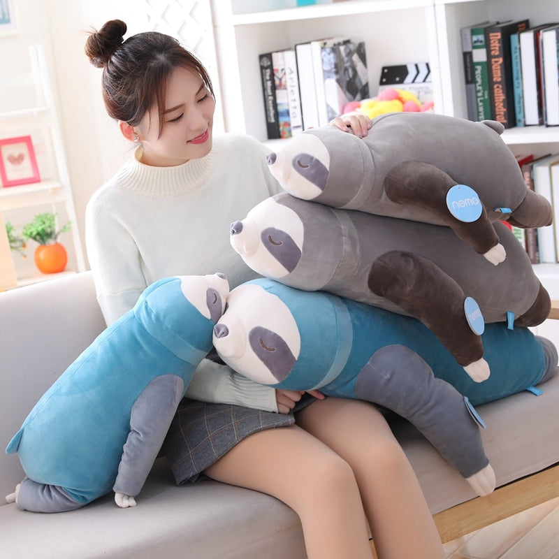 Giant sloth stuffed animal plush toy