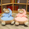 Teddy Bear Stuffed Cushion Plush Toys Baby Seat