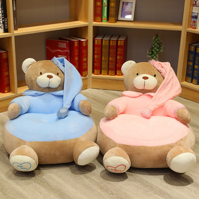 Teddy Bear Stuffed Cushion Plush Toys Baby Seat