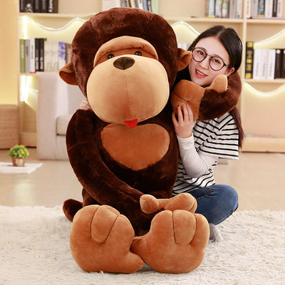 Giant monkey stuffed animal Gibbon Orangutan plush toy - Goods Shopi