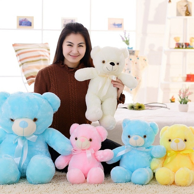 Teddy Bear Stuffed Animals Light Up  Plush Toy