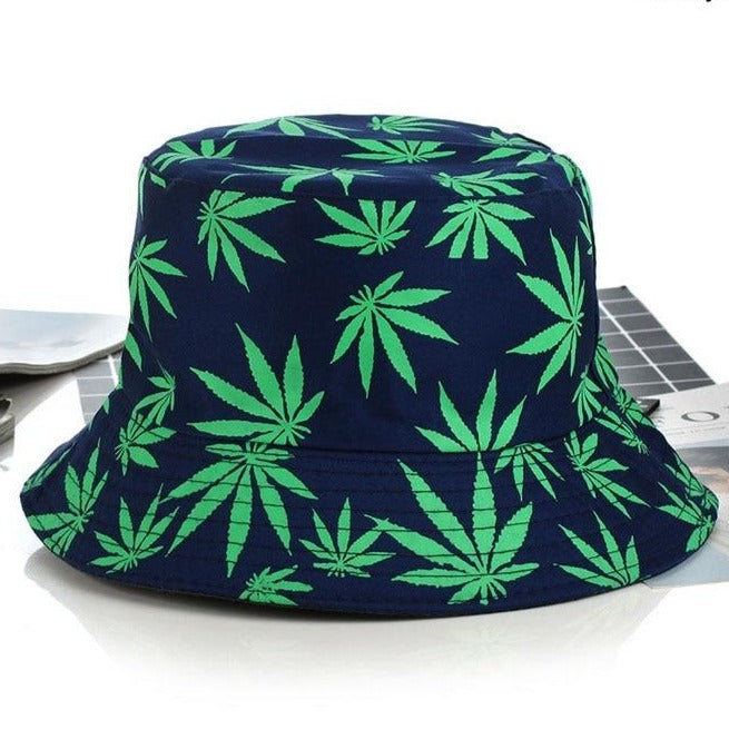 Bucket Hat Leaf Fishing Caps