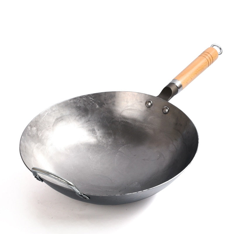 Traditional Chinese Handmade Iron Wok Non-stick