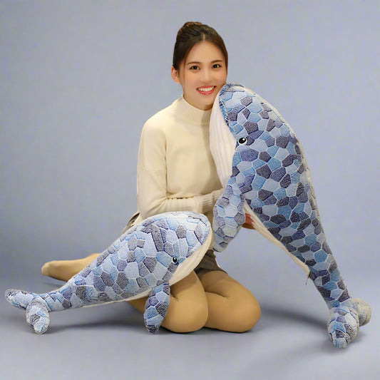 Giant stuffed animals Blue Whale Plush Toy - Goods Shopi