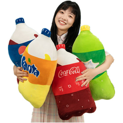 Funny Carbonated Drink Plush Pillow