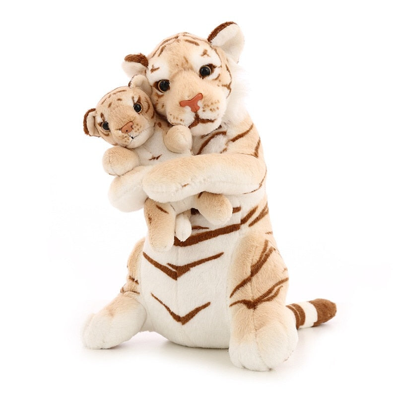 Cute Stuffed Animals Mother and Son Tiger Plush toys