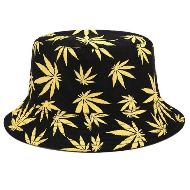 Bucket Hat Leaf Fishing Caps