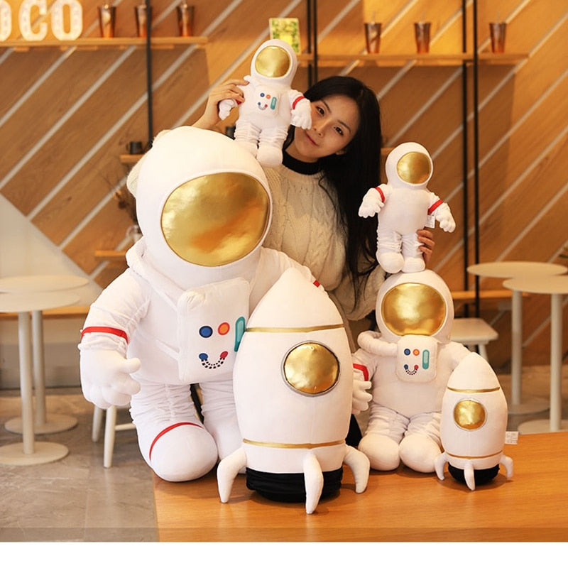 Rocket Astronaut Plush Toys Stuffed