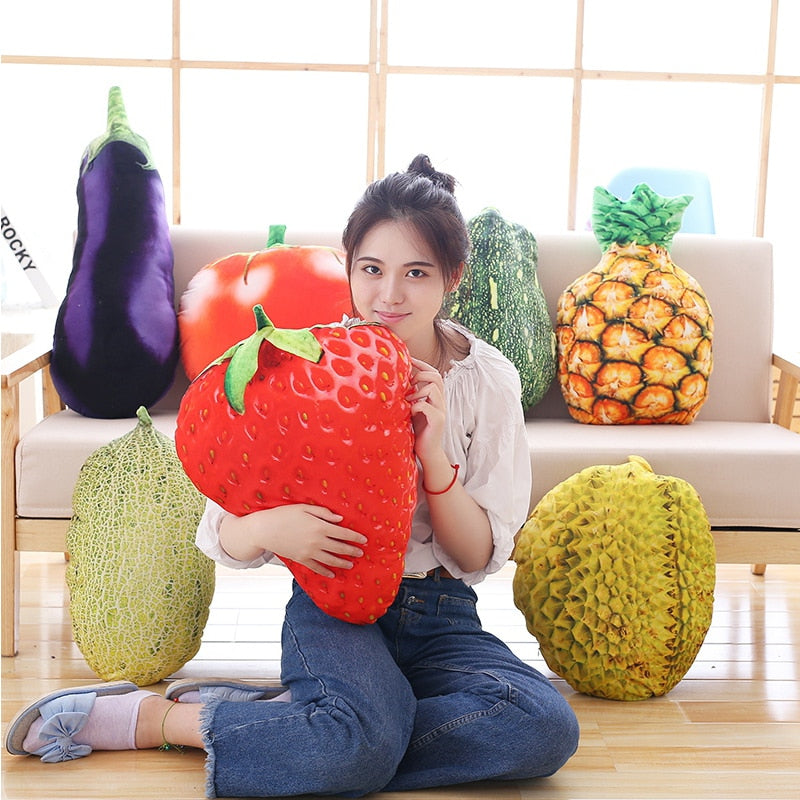 Giant Stuffed Fruits Plush Toy Pillow