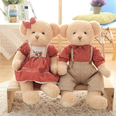 Couple Kawaii Stuffed Doll  Teddy Bear Plush Toys