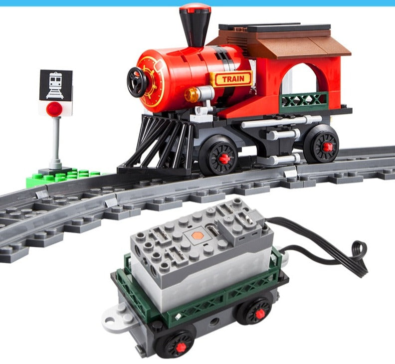 Building Block Remote Control Electric Train