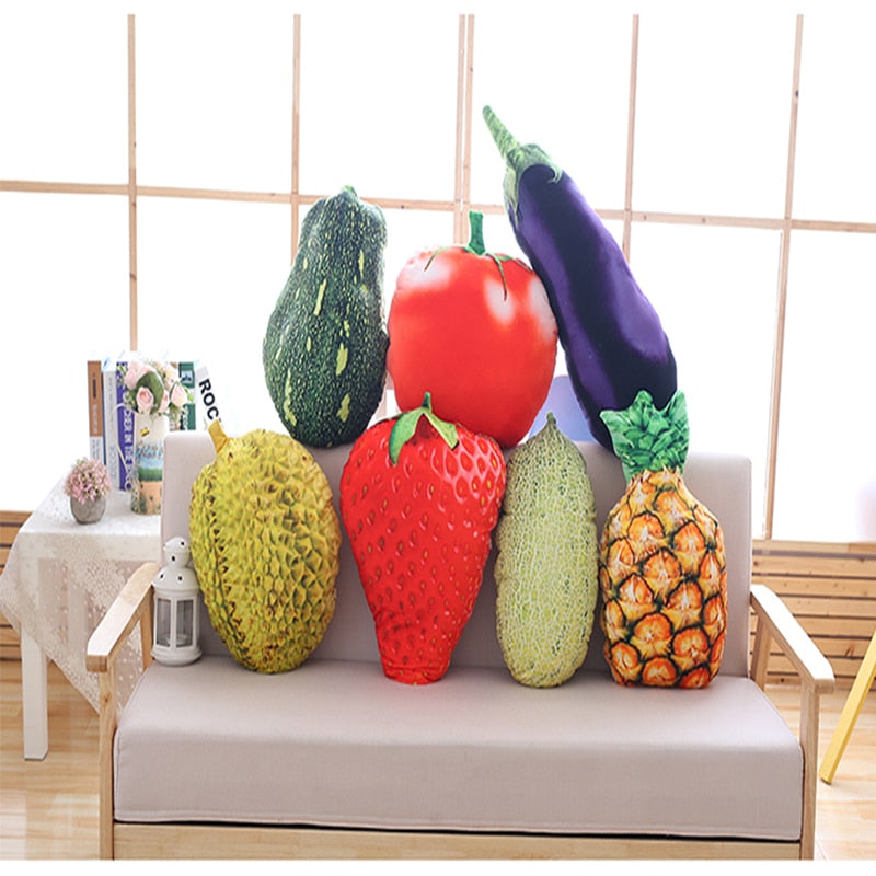 Giant Stuffed Fruits Plush Toy Pillow