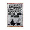Man cave ideas Vintage Metal Tin Sign - Goods Shopi