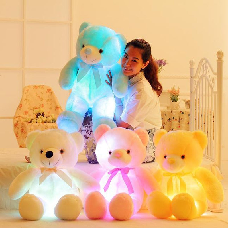 Teddy Bear Stuffed Animals Light Up  Plush Toy