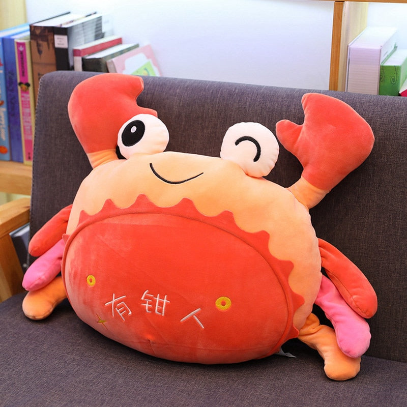 Cute Giant Stuffed  Crab Plush Pillows 