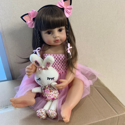 Reborn toddler girl doll 55CM