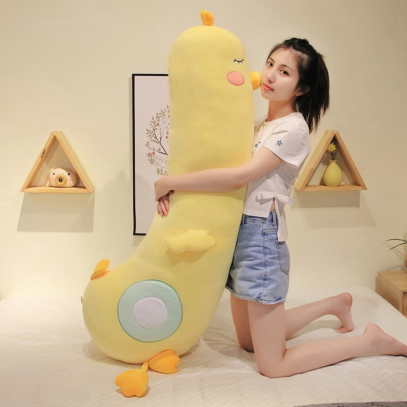 Giant Stuffed Animal Soft duck  Long Pillow