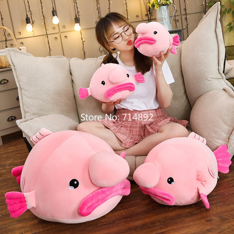 Giant Stuffed Animal Blobfish Plush Toy Pillow