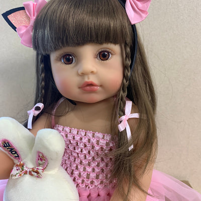 Reborn toddler girl doll 55CM