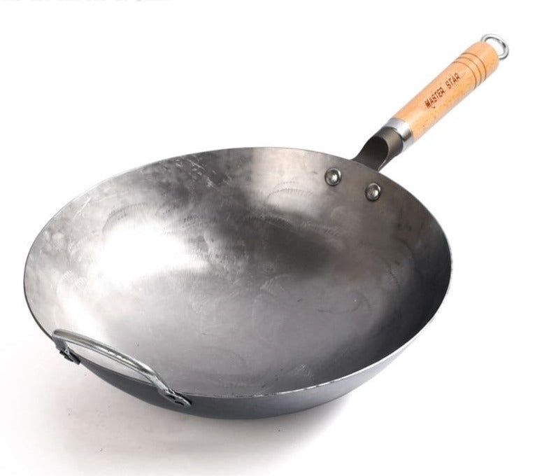 Traditional Chinese Handmade Iron Wok Non-stick