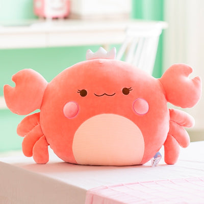 Giant Stuffed Animal  Crab Plush Throw Pillow